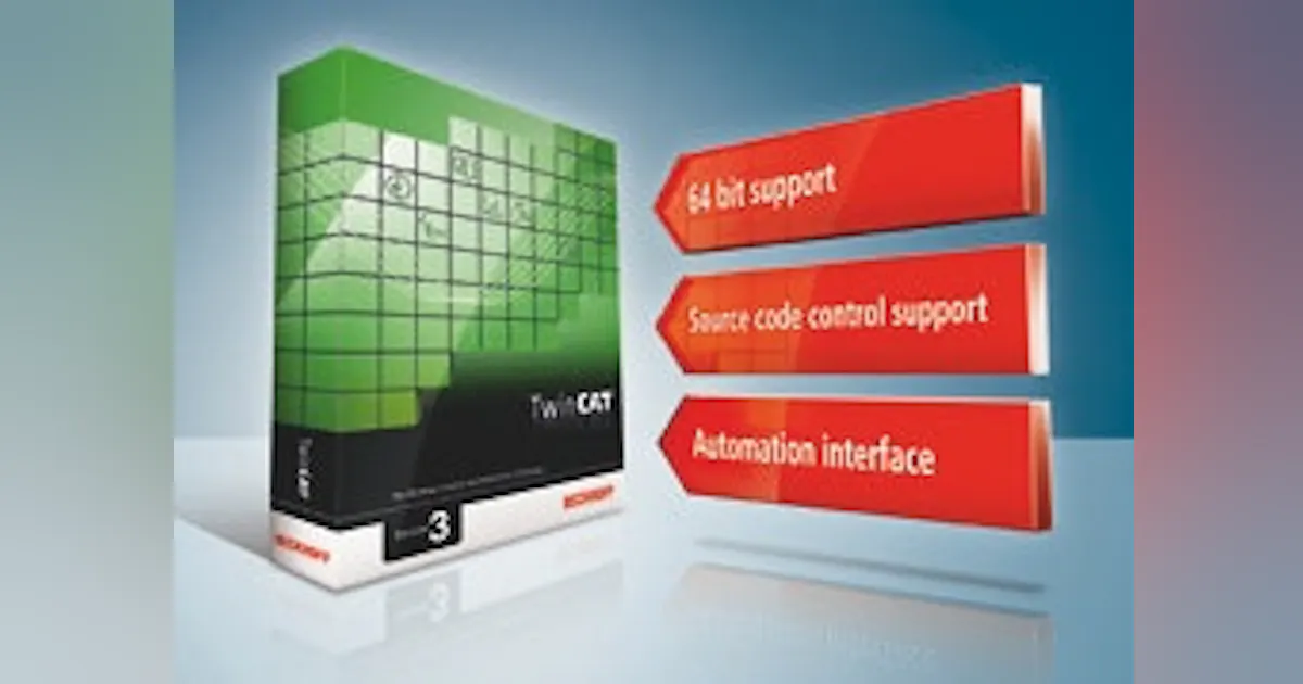 Beckhoff Plc Software Control Software: Beckhoff Automation's TwinCAT 3.1 | Control Design