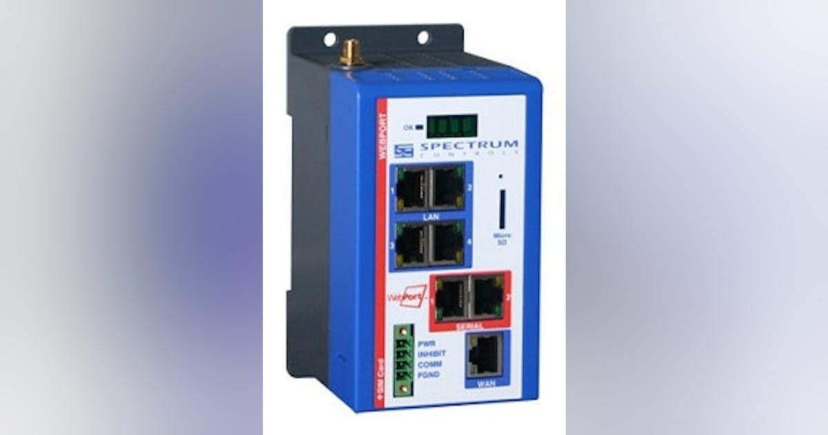 Industrial Networking: Spectrum Controls' WebPort | Control Design