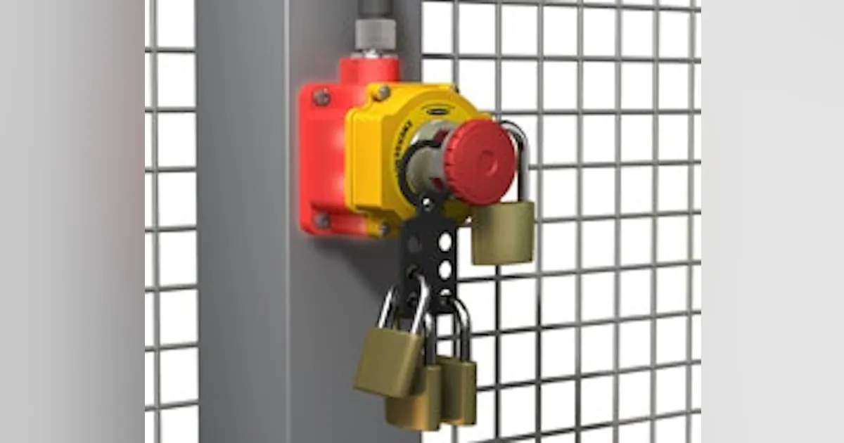 Machine Button Prevention Machine Safety: Banner Engineering's Surface flush-Mount E-Stop Buttons ...