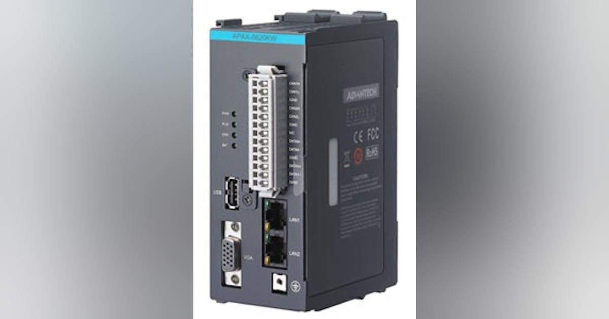 Programmable Controller: Advantech Industrial Automation's Apax-5620 ...
