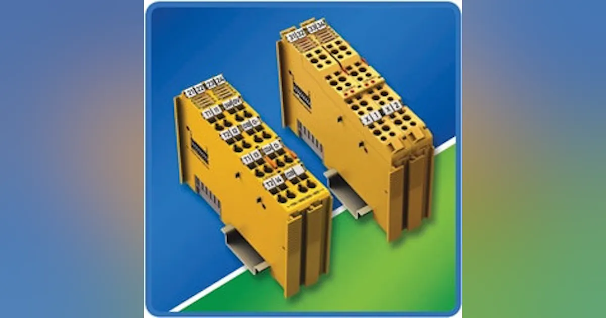Profisafe Module Machine Safety: Wago's Profisafe Modules With iPar Functionality ...