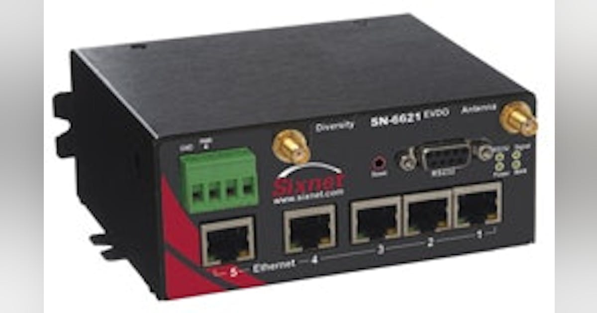 Industrial Networks: Sixnet's IndustrialPro M2M Routers | Control Design