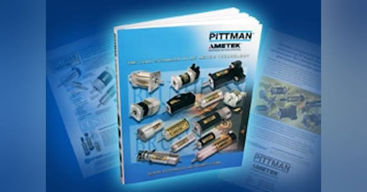 Motion Control Pittman Motors' DC Brush and Brushless Motor Catalog