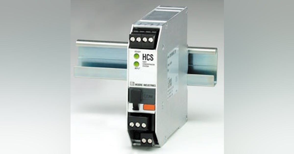 Industrial Networks: Moore Industries' HCS HART Concentrator System ...