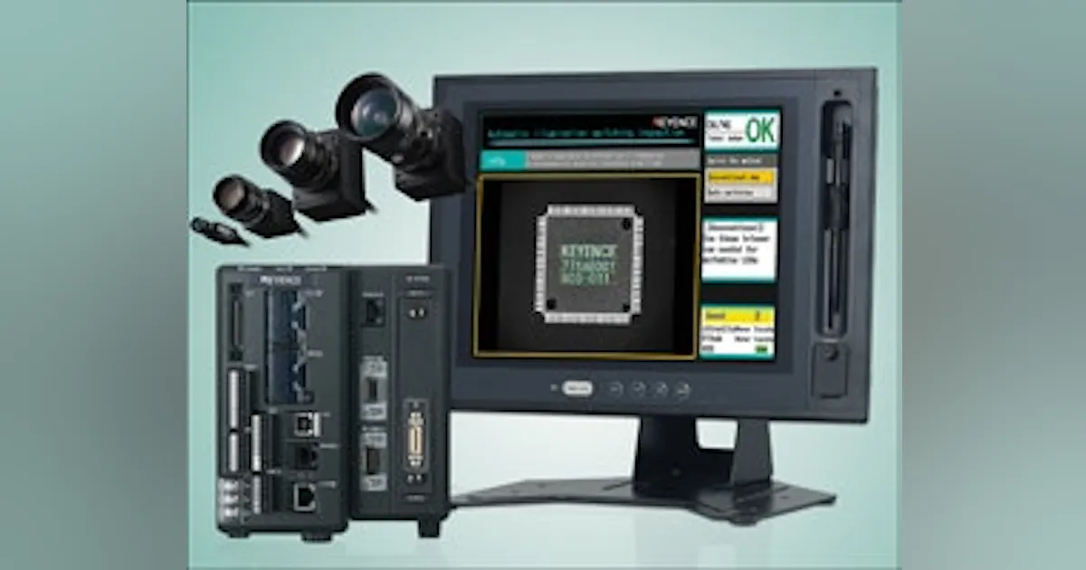 Vision Systems: Keyence's XG-8000 Vision System | Control Design