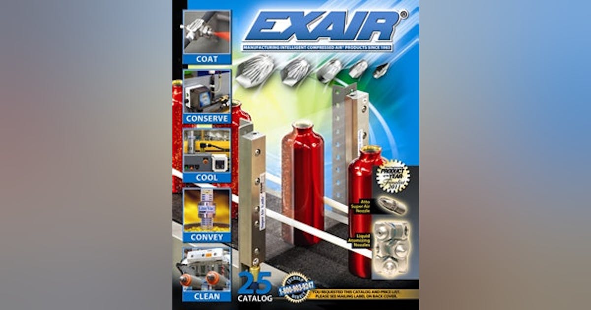 Resource Exair's Catalog 25 164pg Technical Guide Control Design