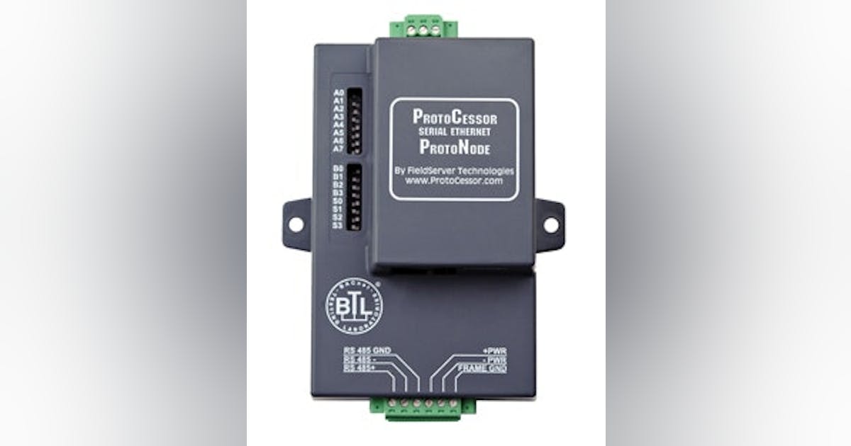 Industrial Gateways | FieldServer Technologies Configuration Auto ...