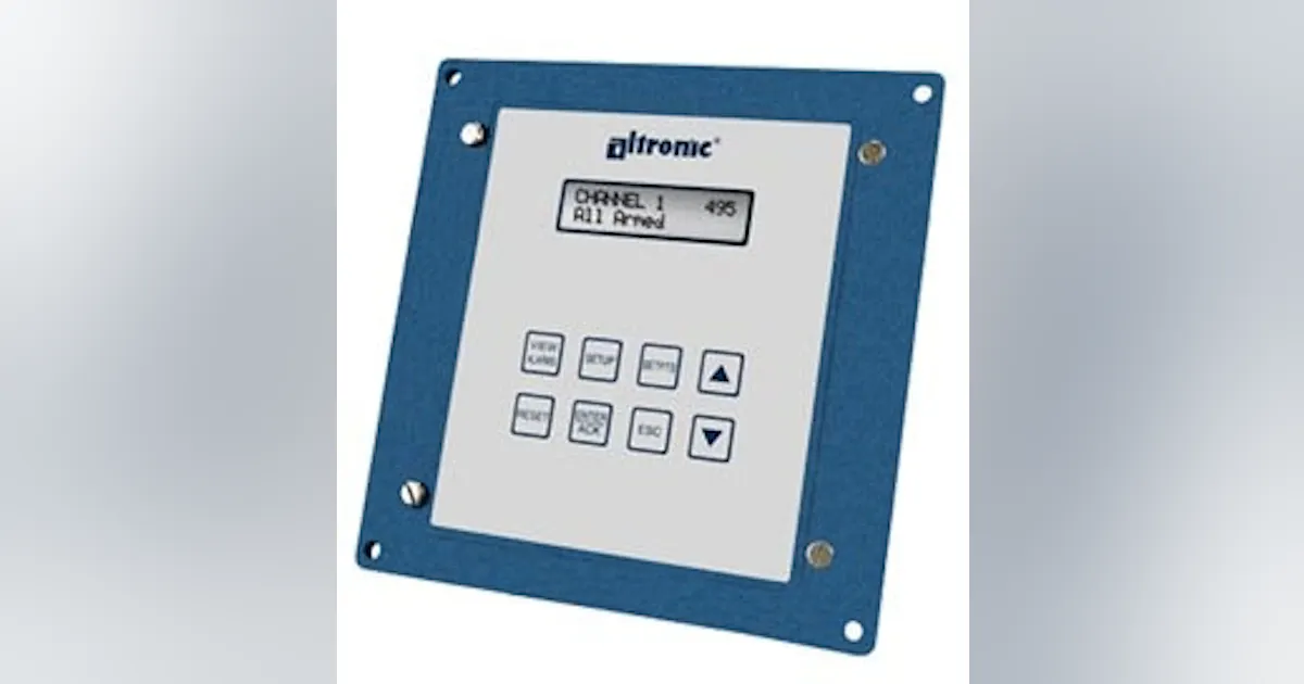 Altronic Control Panel Sensing Monitor | Altronics's Vibration Sensing Monitor Safeguards ...