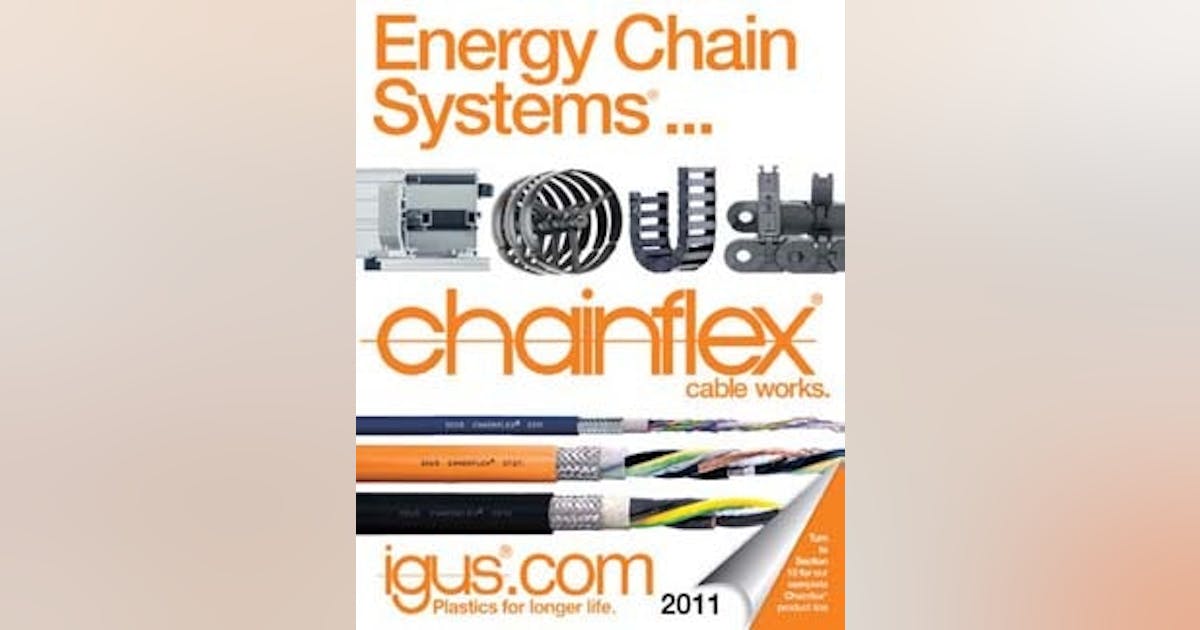Industrial Cables igus' Cable Carrier Catalog Control Design