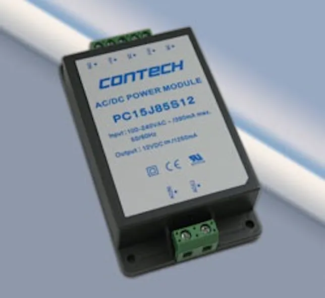 Industrial Power Supplies | ConTech's 15 Watt Chassis Mount ...