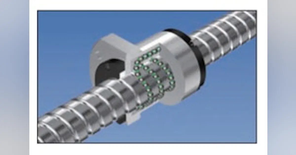 Motion Components | THK America's SBK Ball Screw | Control Design ...