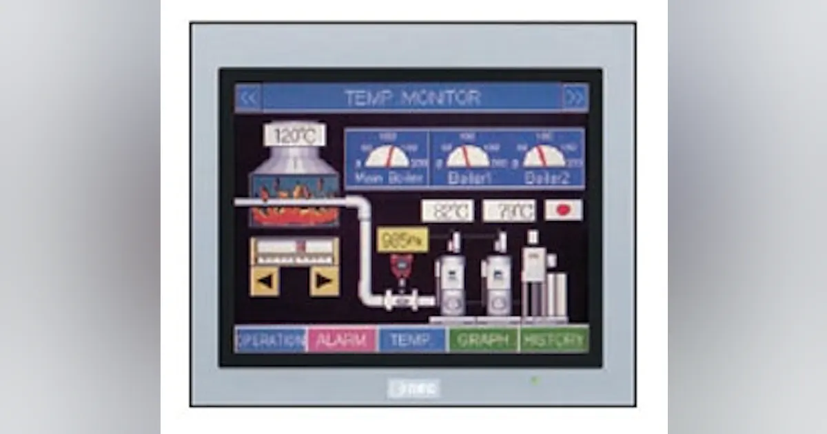 HMI | IDEC's HG2G Operator Interfaces | Control Design | Control Design
