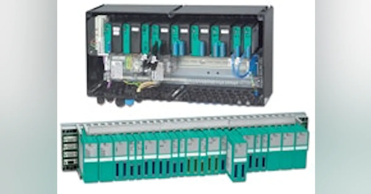 I/O Systems | Pepperl+Fuchs' LB/FB Remote I/O systems | Control Design ...
