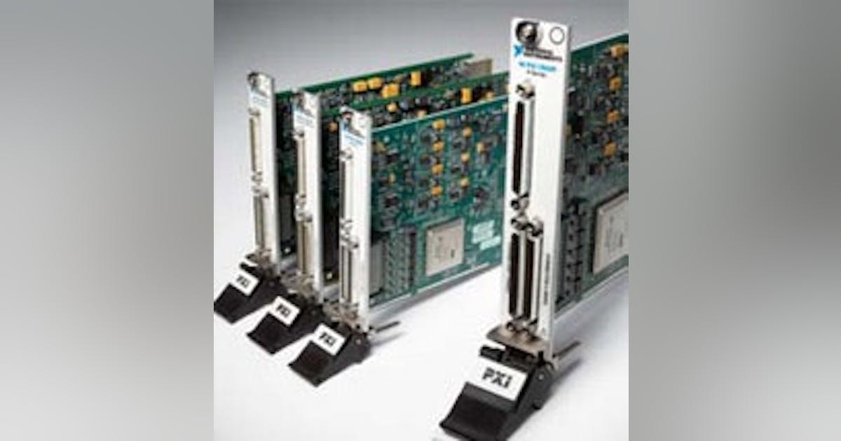 I/O Modules | National Instruments' Four R Series I/O Modules for PXI ...