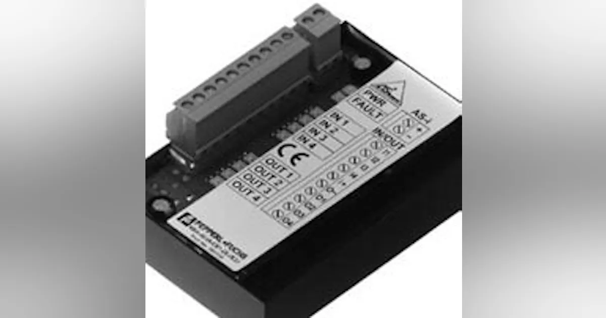 I/O Systems | Pepperl+Fuchs' VBA-4E4A AS-Interface junction box module ...