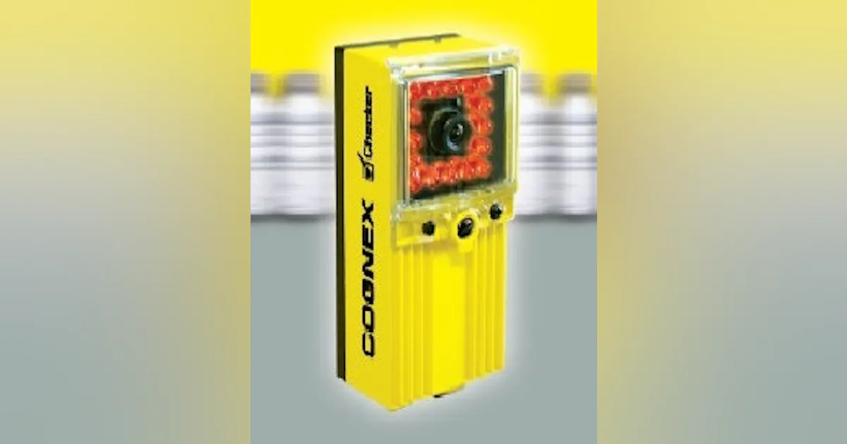 Machine Vision: Cognex's Checker 101 Vision Sensor | Control Design