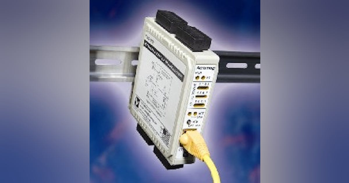 I/O modules interface directly to an EtherNet/IP network | Control Design