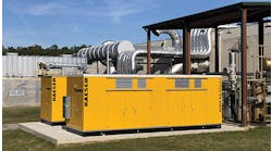 Image-of-Kaeser-rented-compressed-air-system-enclosure-outside-of-a-facility