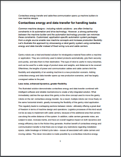 Sew Eurodrive Contactless Energy And Data Transfer For Handling Tasks