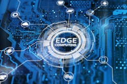 illustration of edge computing on computer chip illustration of edge computing on computer chip