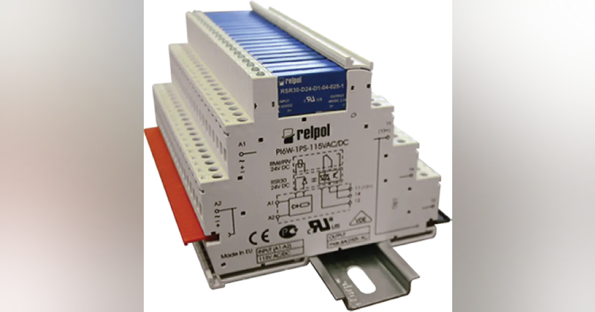 Interface relays PIR6W | Control Design