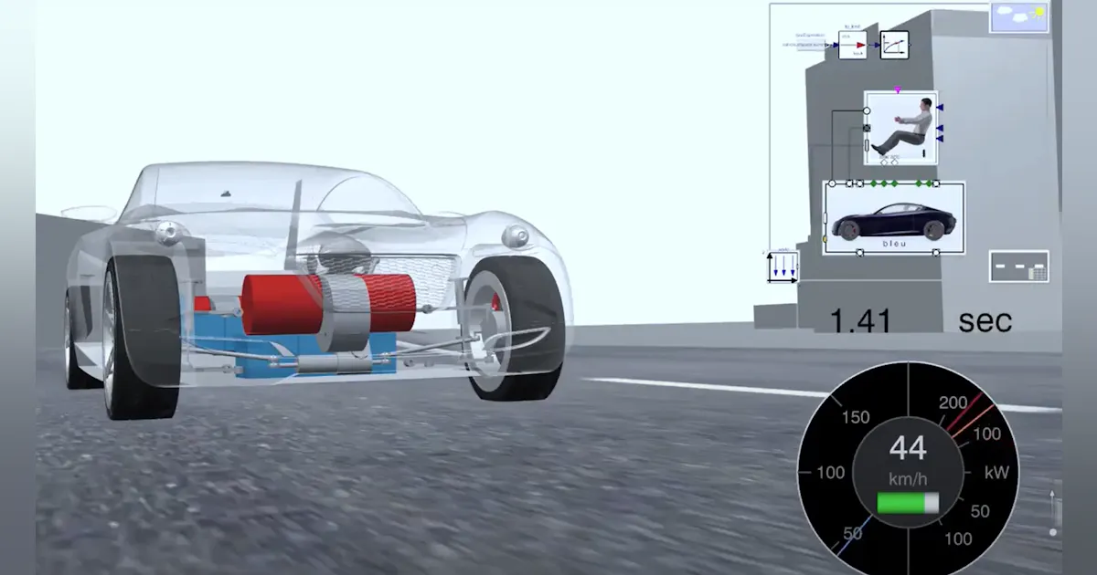 Simulation software couples the virtual world with the real world ...