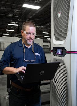 Figure 4: In a Midwest automotive plant, model types were reduced from 21 down to nine across 160 units, which provided the potential to lower maintenance costs, repairs and inventory on hand, as well as giving insight into opportunities to reduce up to 80% of annual AC unit energy consumption. Figure 4: In a Midwest automotive plant, model types were reduced from 21 down to nine across 160 units, which provided the potential to lower maintenance costs, repairs and inventory on hand, as well as giving insight into opportunities to reduce up to 80% of annual AC unit energy consumption.