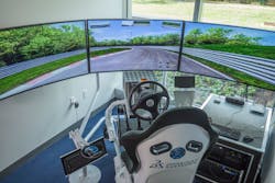 Figure 2: The use of driving simulators can evaluate and improve vehicle handling and control systems in response to changing road conditions and driver reactions. Figure 2: The use of driving simulators can evaluate and improve vehicle handling and control systems in response to changing road conditions and driver reactions.