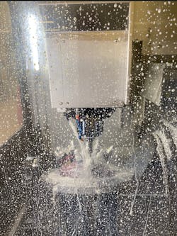 Figure 1: Methods MB-U five-axis machining center in action at Methods Machine Fest in Gilberts, Illinois. Figure 1: Methods MB-U five-axis machining center in action at Methods Machine Fest in Gilberts, Illinois.