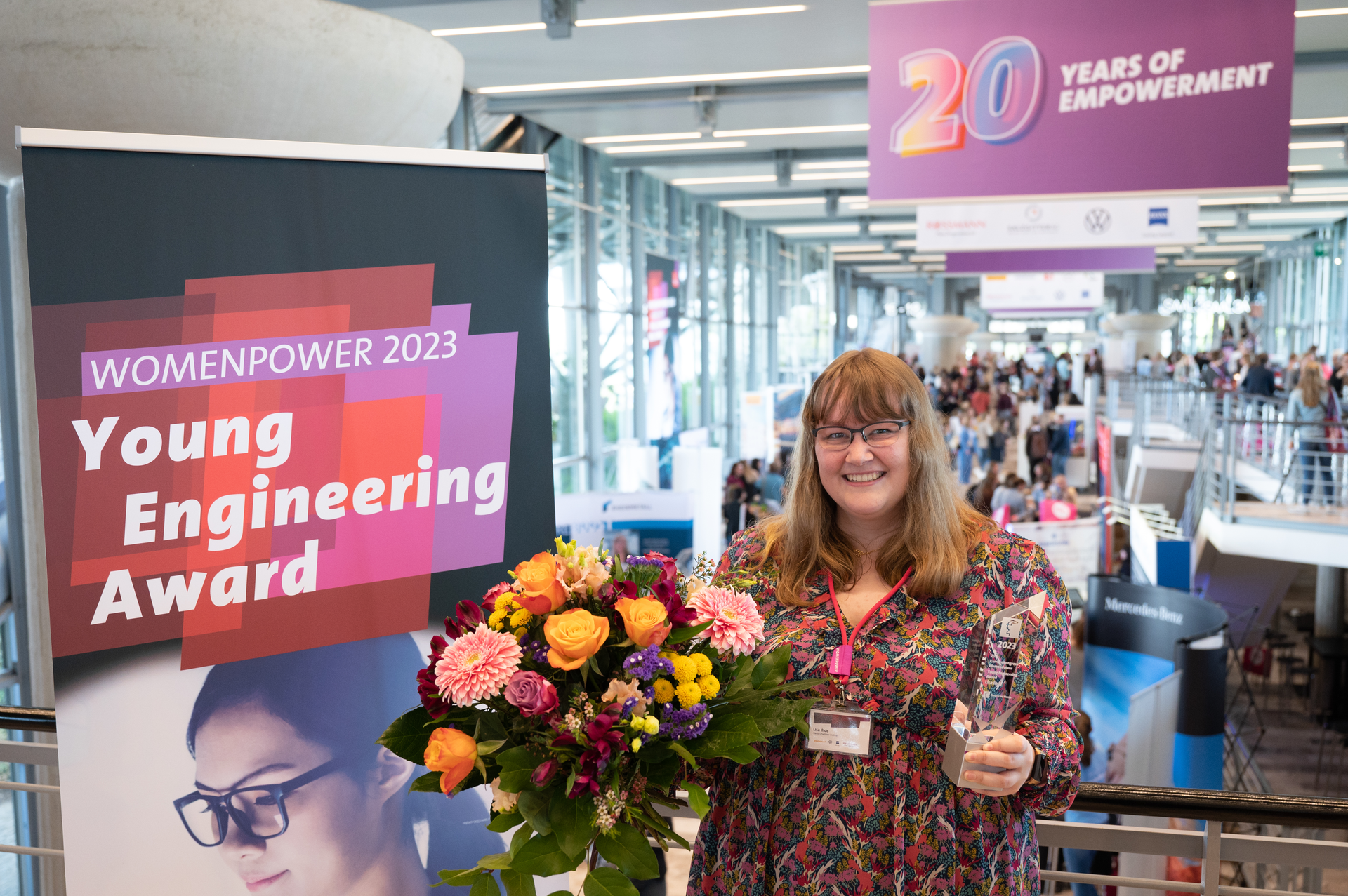 Lisa Ihde, winner of the inaugural Young Engineering Award