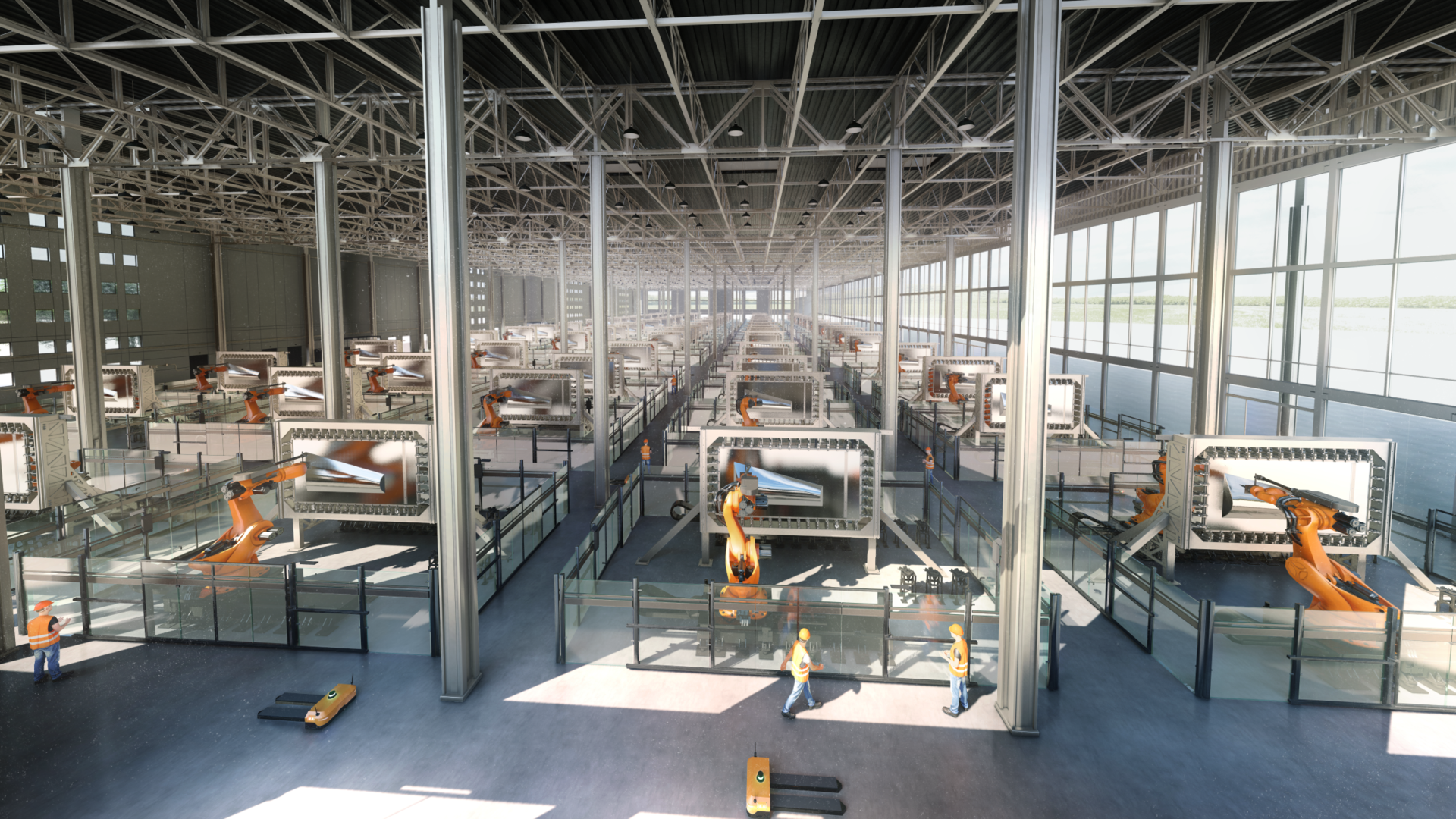 Figure 2: M Labs is a sheet metal processing system that can cut and shape sheet metal in stand-alone pre-engineered systems. It is available on the market as a pre-engineered system.