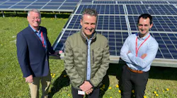 Rodney Mumm (from left), Soren Revsbech Dam and Leart Berisa of Danfoss.
