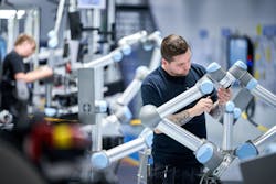 Figure 1: Cobot automation is versatile and has a wide range of applications. Figure 1: Cobot automation is versatile and has a wide range of applications.