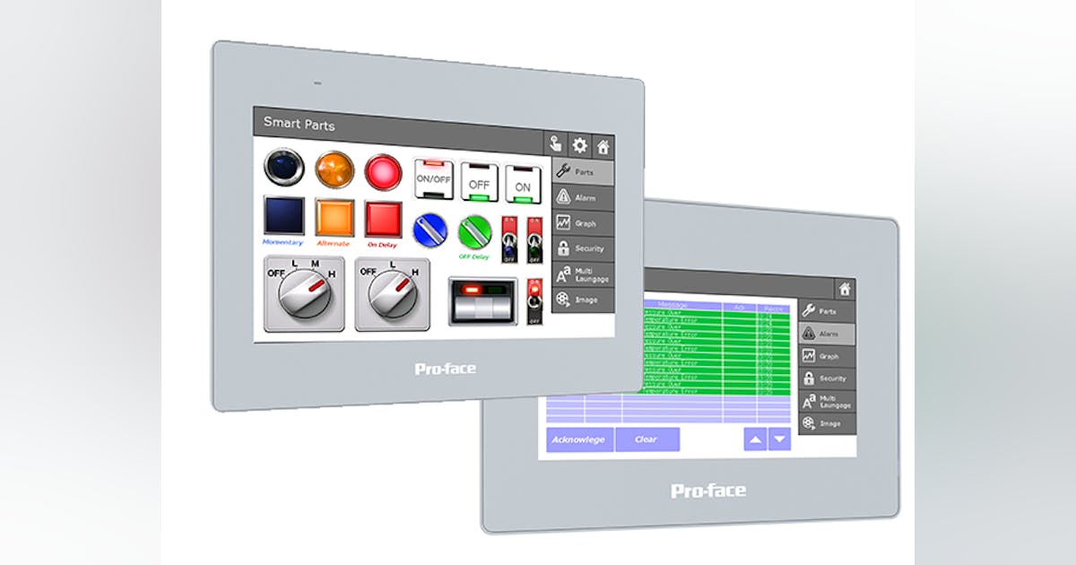 Proface ET6000 Entry Level Series Control Design