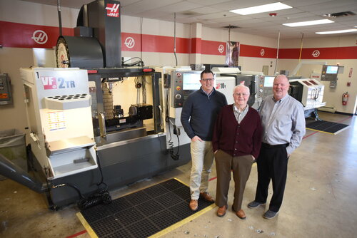 Neil (from left), Tom and Marty McGill comprise three generations of leadership at Allendale Machinery Systems.