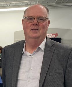 Figure 1: Thirty-six years ago, Marty McGill began working at Allendale Machinery as a service technician, repairing CNC machinery. Figure 1: Thirty-six years ago, Marty McGill began working at Allendale Machinery as a service technician, repairing CNC machinery.