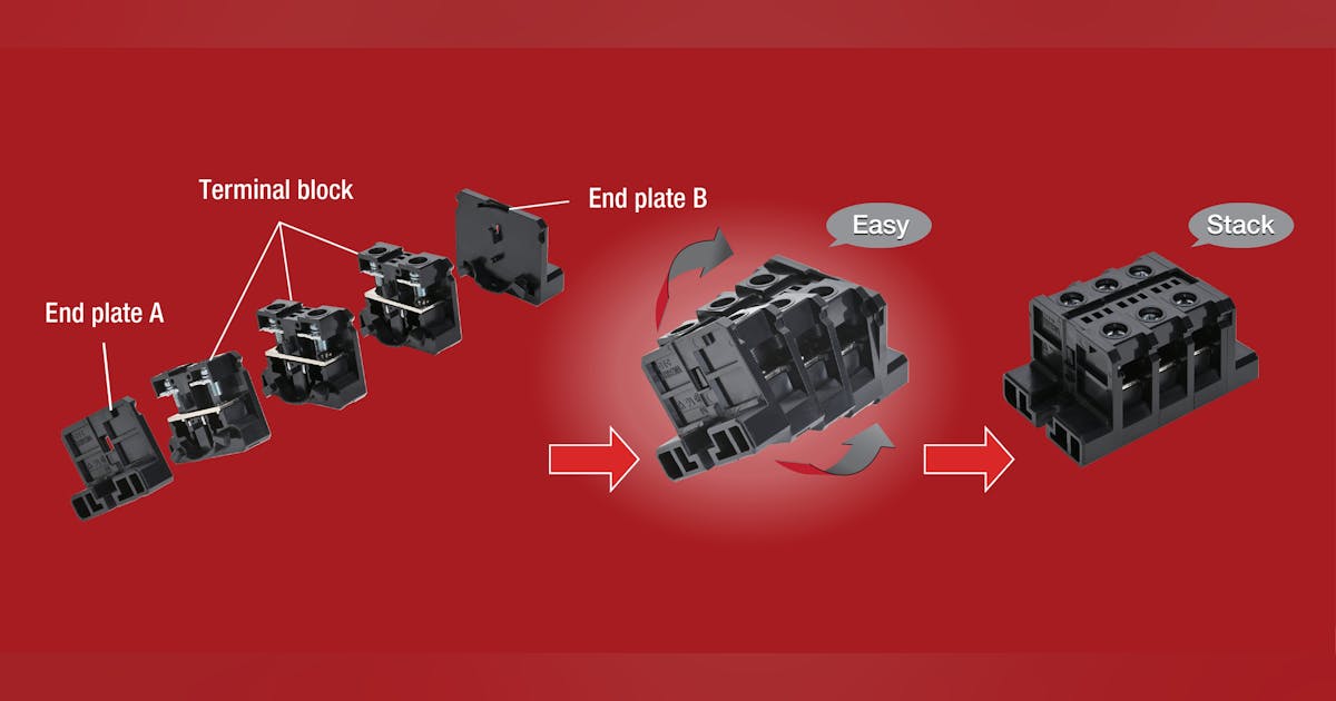 IDEC easy-stack terminal blocks | Control Design