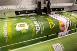 Figure 1: For CMD, EtherCAT simplified the synchronization of a gusset pouch with the continuous material flow. Figure 1: For CMD, EtherCAT simplified the synchronization of a gusset pouch with the continuous material flow.