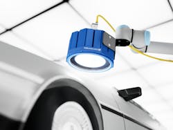 Deploying a multifunctional light and camera on the end of a cobot arm delivers flexible inspection capabilities when multiple imaging angles are required. Deploying a multifunctional light and camera on the end of a cobot arm delivers flexible inspection capabilities when multiple imaging angles are required.