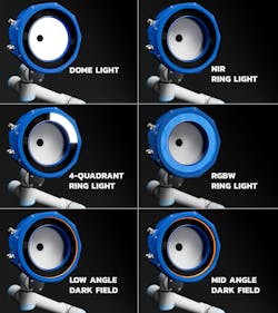 Figure 1: Compact multifunctional lights provide the flexibility needed for certain automated imaging implementations. Figure 1: Compact multifunctional lights provide the flexibility needed for certain automated imaging implementations.