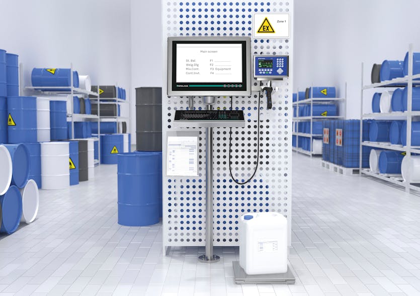 Figure 2: For hazardous areas, an HMI workstation may be easier to install than a control cabinet.