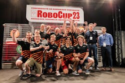Figure 1: Tech United Team wins RoboCup 2023. Figure 1: Tech United Team wins RoboCup 2023.