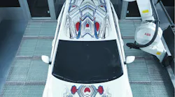 Abb Robotics Pixel Paint Art Car 2023