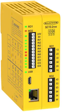 Sc10 Interface Box SC10 series safety controller/relay hybrid | Control Design