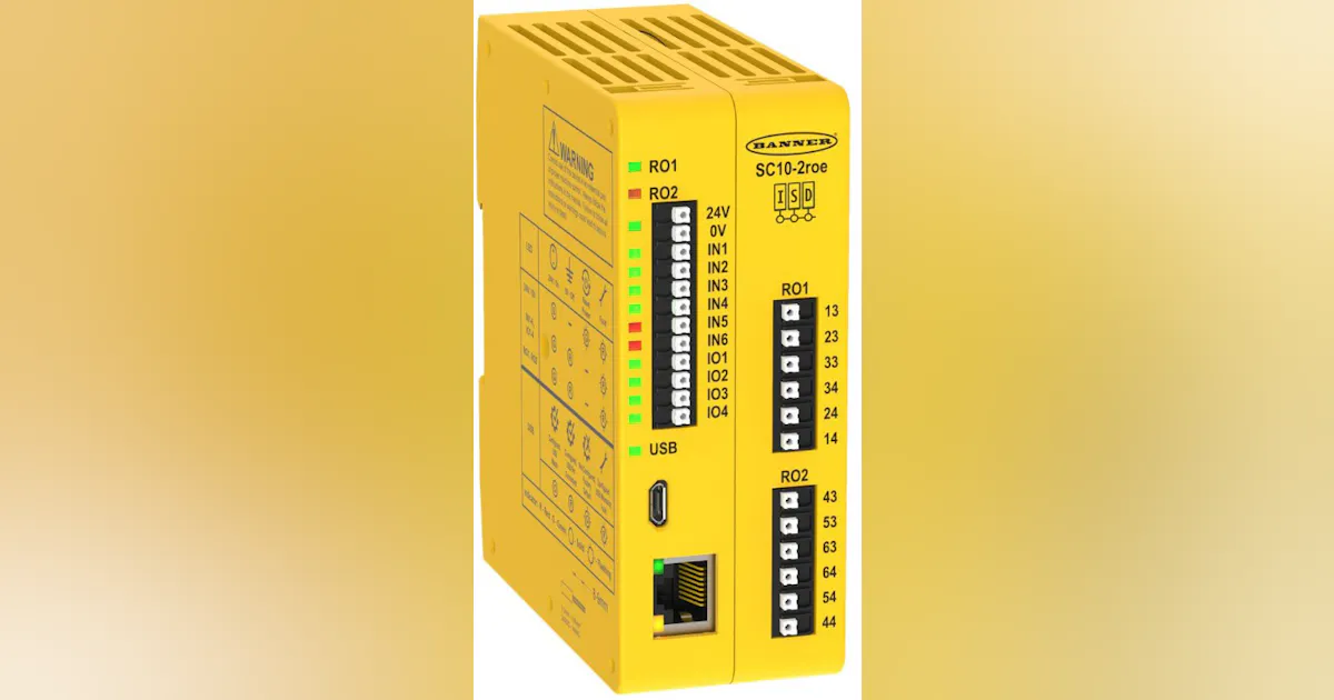 Sc10 Interface Box SC10 series safety controller/relay hybrid | Control Design