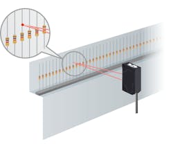 Figure 2: Various models of PE sensors commonly use red LED, infrared LED, or red laser light sources and accomplish detection due to the reflection or shading of this light by objects. The best light source depends on the application requirements. Figure 2: Various models of PE sensors commonly use red LED, infrared LED, or red laser light sources and accomplish detection due to the reflection or shading of this light by objects. The best light source depends on the application requirements.
