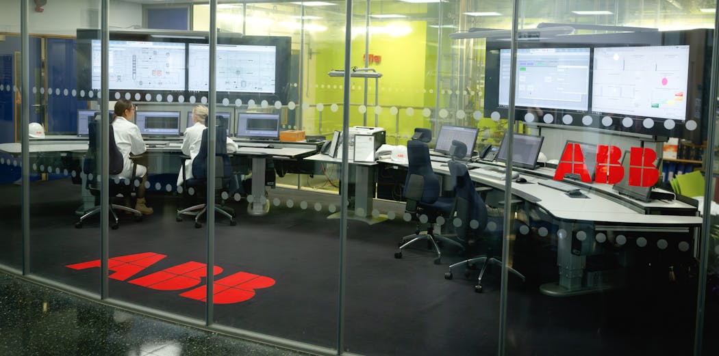 Figure 2: The distributed control system (DCS) is designed to coordinate all aspects of the plant process, which is then visualized on displays in a control room where students can monitor and intervene if necessary.