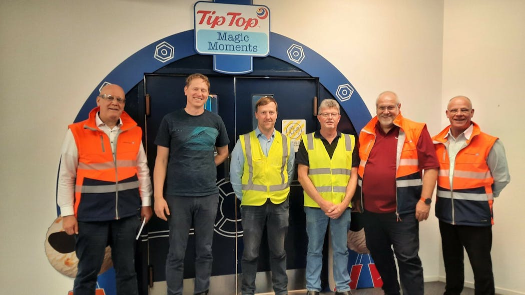Figure 2: Highlights of the trip included a site visit to the Tip Top Ice Cream factory.