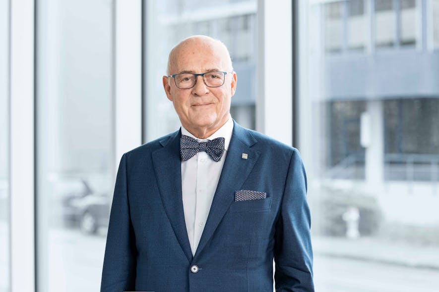 Figure 3: Dr. Klaus Endress handed off CEO responsibilities in 2014, and 10 years later the 75-year-old has passed on his duties as president of the supervisory board.