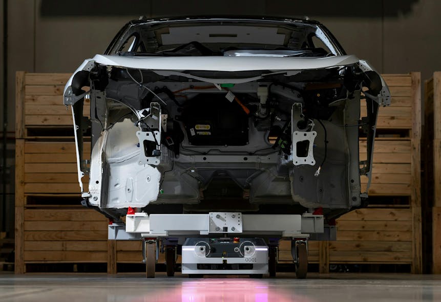 Figure 2: The automotive manufacturing industry will deploy autonomous mobile robots in U.S. production sites.